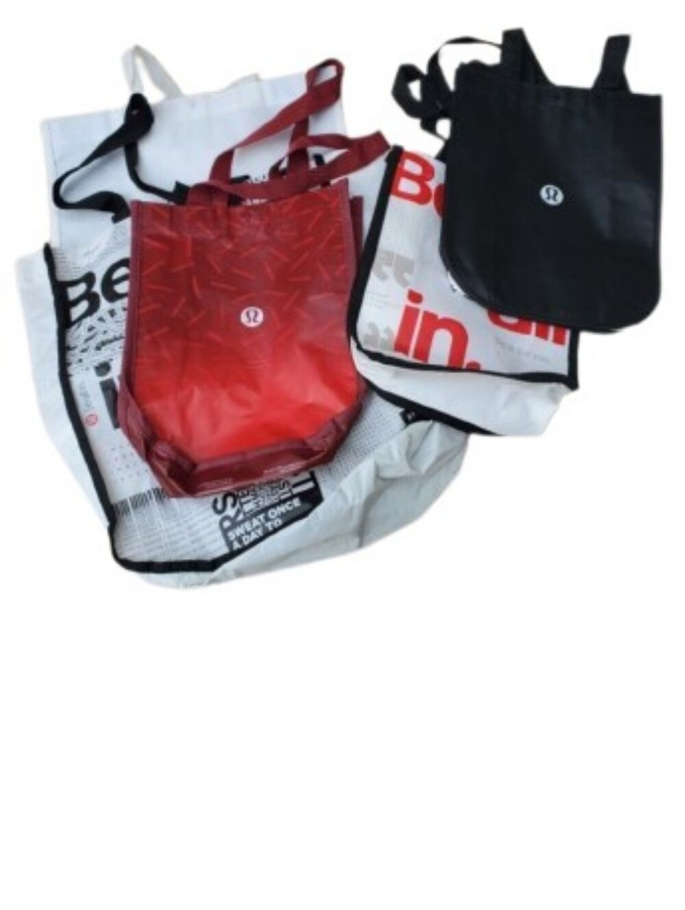 Lululemon 5 Count Shopping Bag Bundle